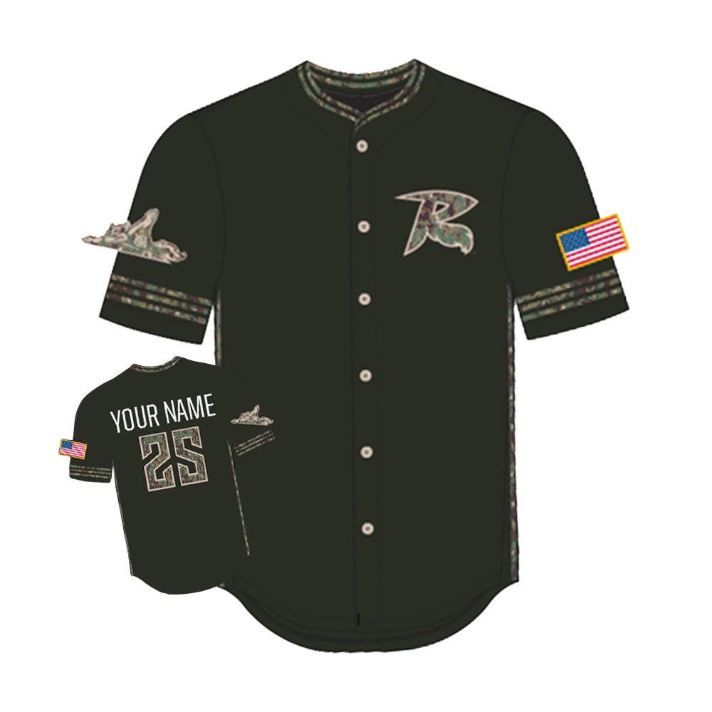 2025 Richmond Flying Squirrels Military Appreciation Night Jersey Giveaway