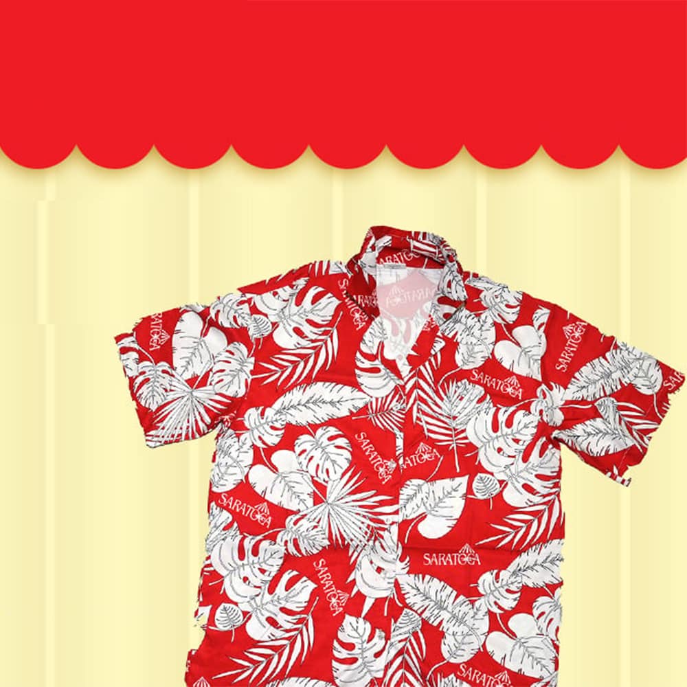 2025 Saratoga Race Course Hawaiian Shirt Giveaway