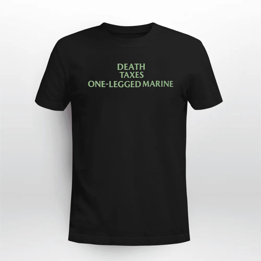 Gabby Williams Death Taxes One-Legged Marine Shirt