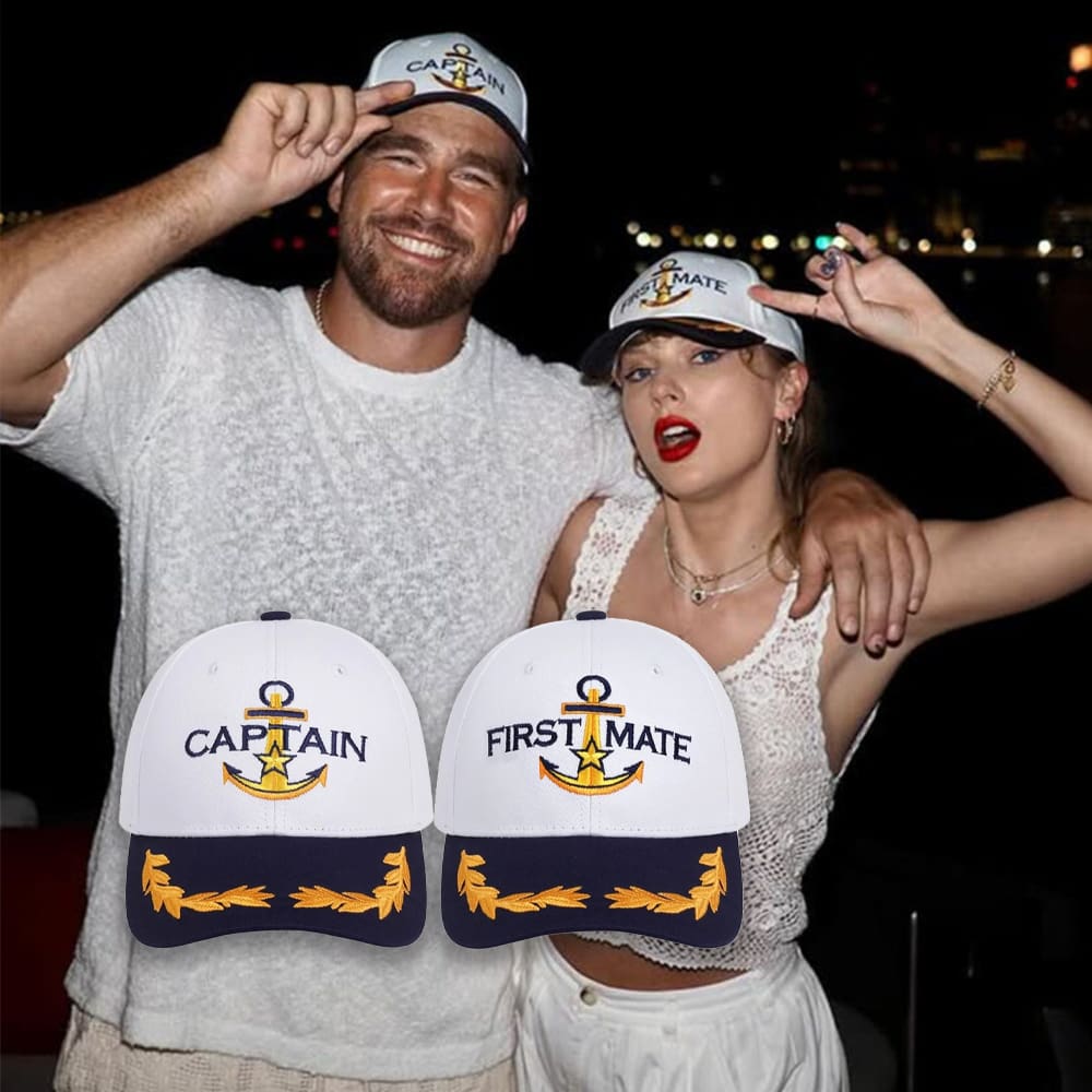 Travis Kelce Taylor Matching Captain First Mate Hat