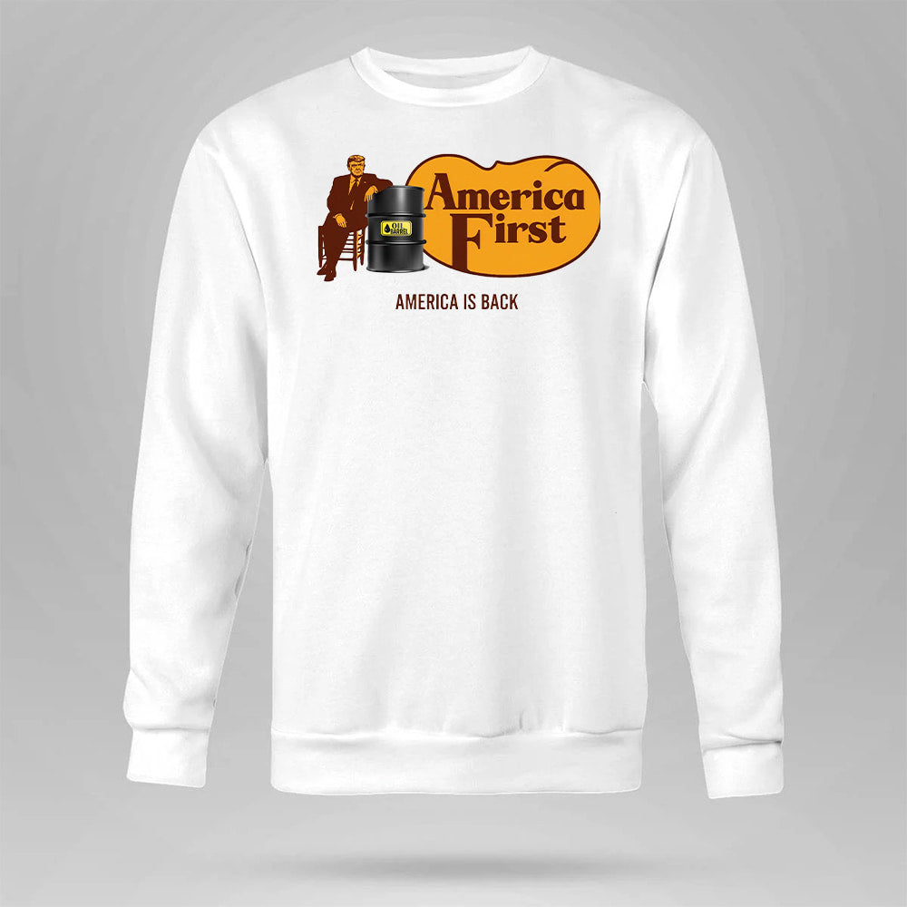 Trump Uncle Herschel Oil Barrel America First America Is Back Shirt