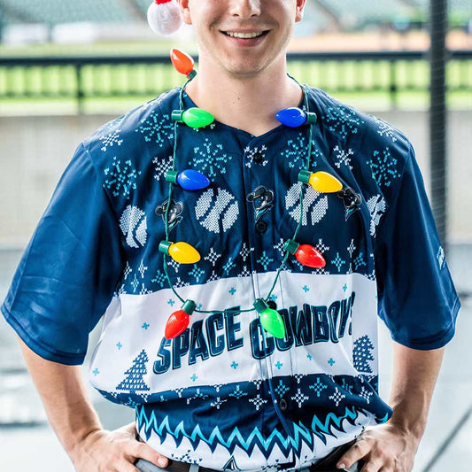 2025 Space Cowboys Tacky Christmas Sweater Jersey Giveaway