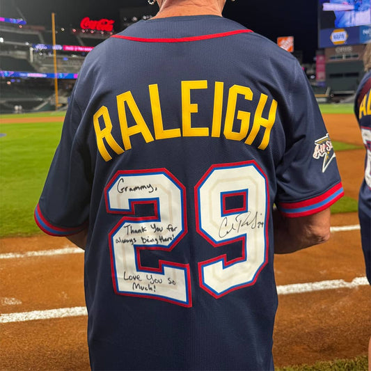 Cal Raleigh Signed All-Star Grandmother Jersey