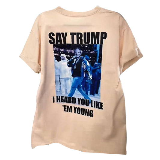 Gavin Newsom Say Trump I Hear You Like Em Young Shirt